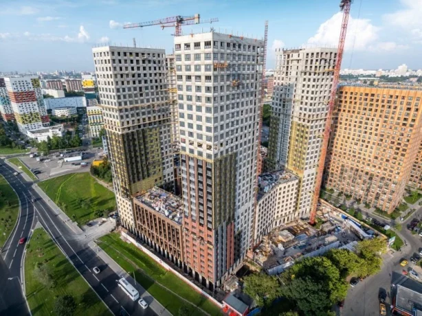 В многофункциональном комплексе на юге Москвы завершается очередной этап строительства