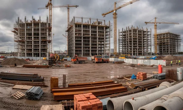 Выдача разрешений на строительство домов продолжает снижаться