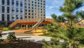 В жилом районе открыли новые общественные пространства