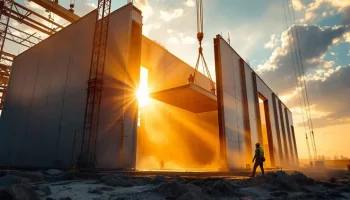 Собянин открыл в Новой Москве роботизированный завод крупномодульного домостроения