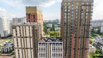 В ЖК «Семеновский парк 2» продолжаются фасадные работы и благоустройство территории