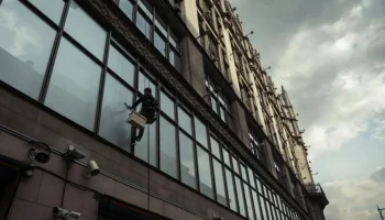 В России вырос спрос на клининг фасадов и окон