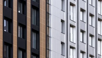 Во второй очереди жилого квартала в Москве стартовали фасадные работы