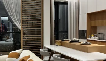 Крупный застройщик отрыл шоурум квартиры в небоскребе