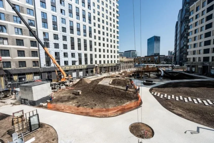 Стартовали работы по благоустройству третьей очереди жилого района на северо-западе Москвы