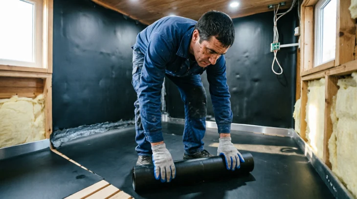 Защита бани от влаги: применение синтетических мембран на основе каучука