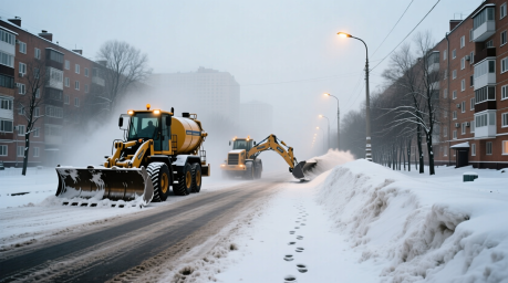 Уборка и вывоз снега Химки. Тел: +7(919)99-66-777