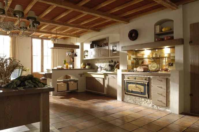 Кухня в стиле кантри – островок счастья в домашних условиях