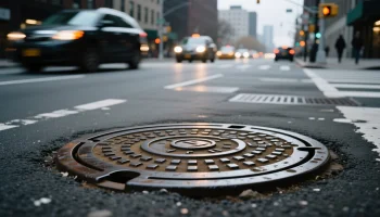 Дорожные и магистральные чугунные люки: надёжность под колёсами и ногами