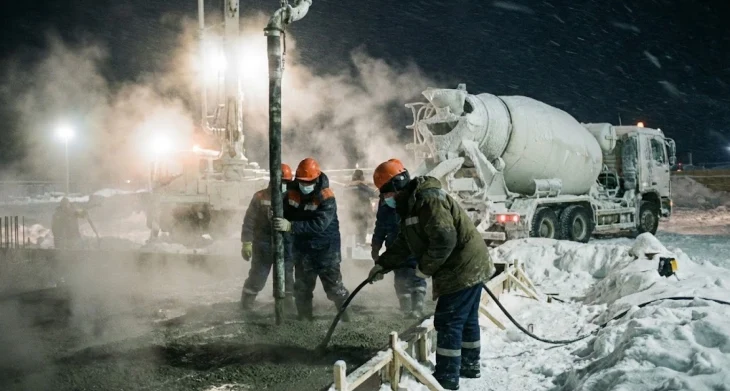 Технология бетонирования в условиях вечной мерзлоты от экспертов &laquo;Доломит&raquo;