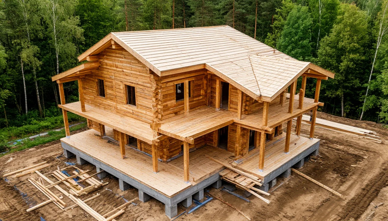 Деревянная гармония: почему дома из бруса выбирают всё больше семей