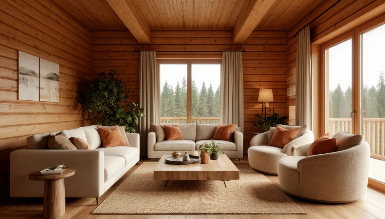 Имитация бруса: эстетика и практичность деревянной отделки для вашего дома