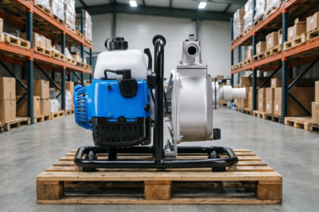 Мотопомпа без кожуха