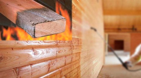 Средства защиты деревянных конструкций от возгорания