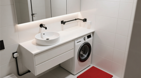 Как выбрать раковину над стиральной машиной: размеры, формы, правильная установка Как выбрать раковину над стиральной машиной: размеры, формы, правильная установка