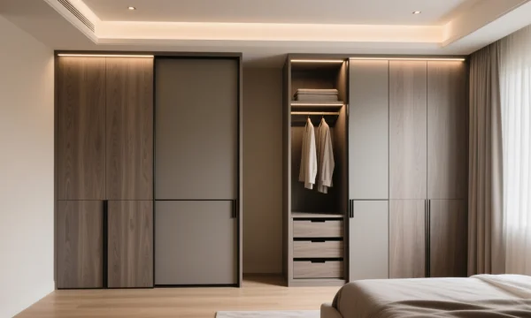 Качественные шкафы купе экономят место и делают интерьер более стильным