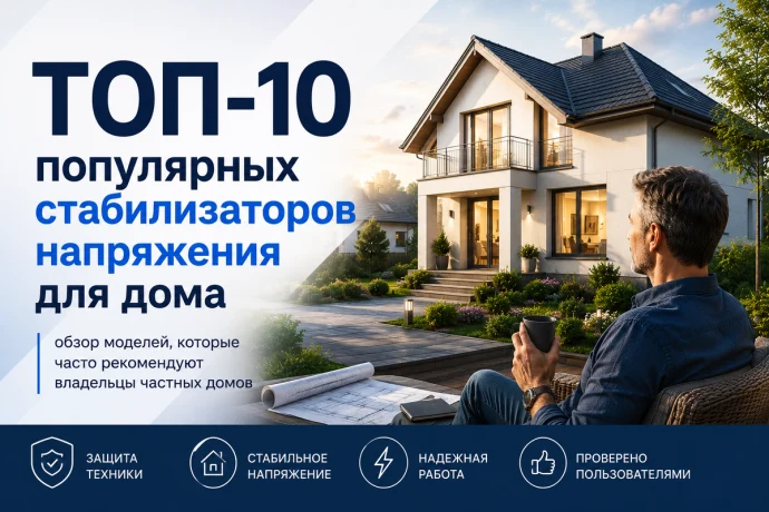 ТОП-10 популярных стабилизаторов напряжения для дома: обзор моделей, которые часто рекомендуют владельцы частных домов