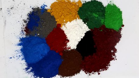 Технические пигменты для бетона и других строительных материалов