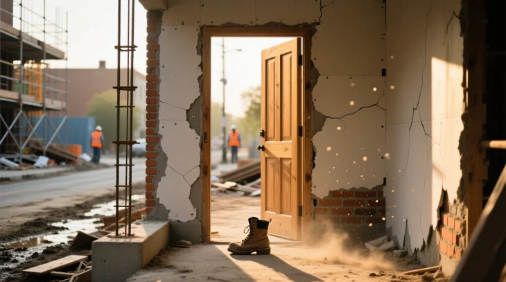 На каком этапе строительства дома устанавливают входную дверь