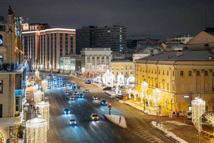 На зимний режим работы перевели уличное освещение и архитектурно-художественную подсветку в Москве
