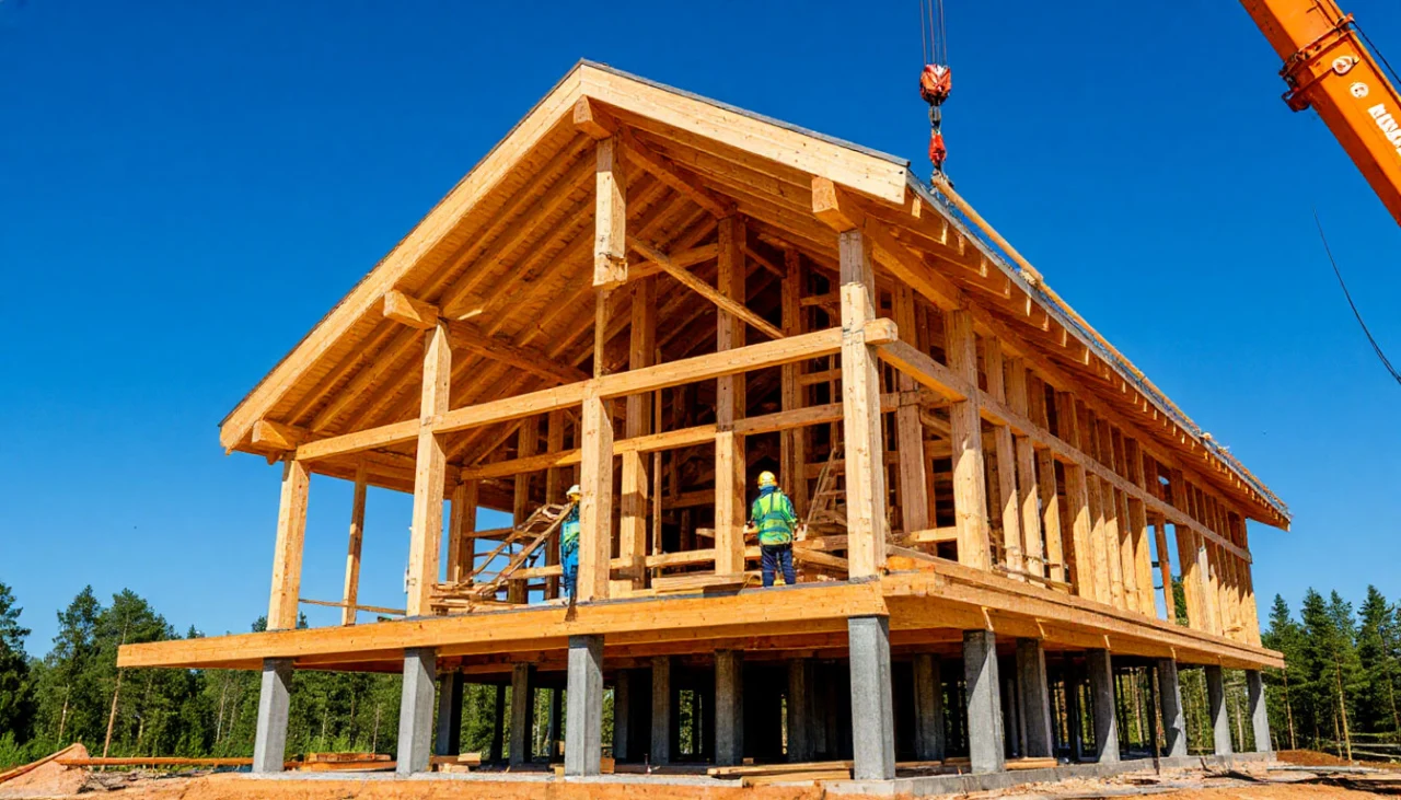 Дома из бруса: современное решение для комфортной жизни