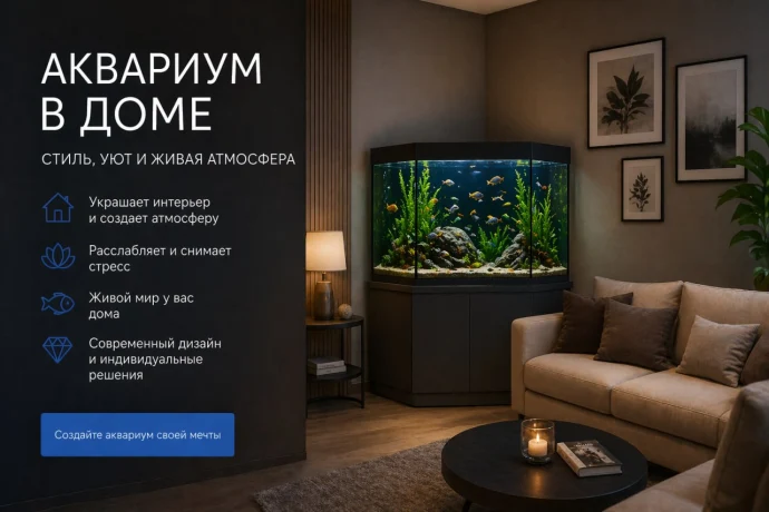 Выбор аквариума: материалы, оборудование и правила запуска