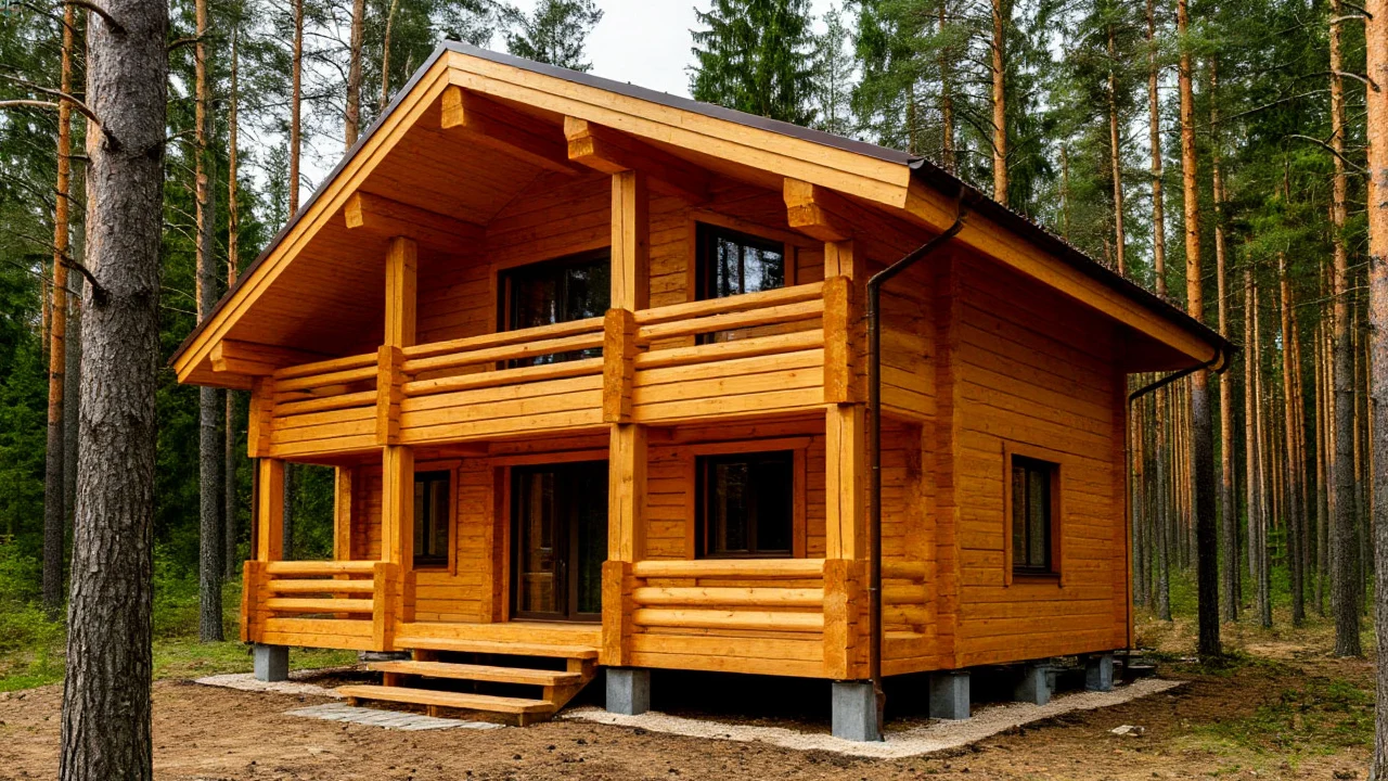 Дома и бани из клеёного бруса: надёжность, уют и технологичность