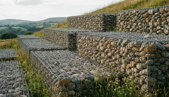 Габионы в современном строительстве и ландшафте