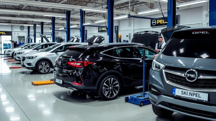 Строительные решения для профессионального автосервиса Opel
