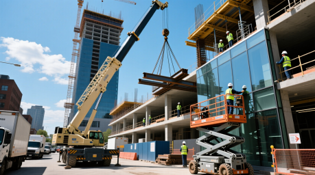 Как выбрать грузоподъемную технику для строительства