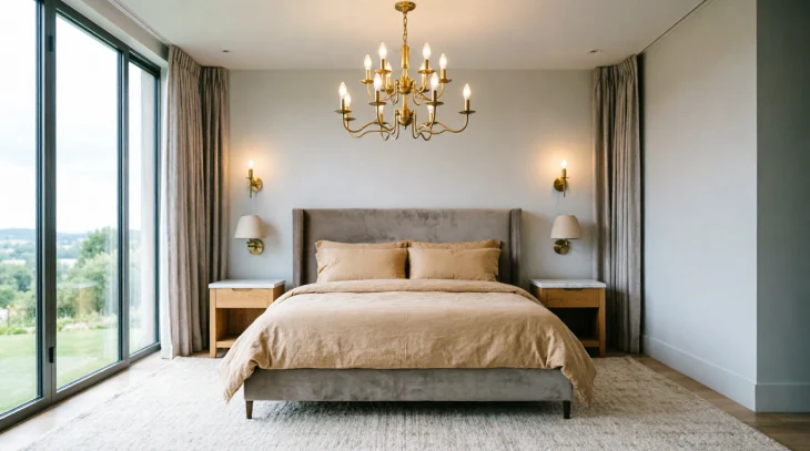 Как обустроить спальню в премиальном стиле: подбор мебели и цветовой палитры