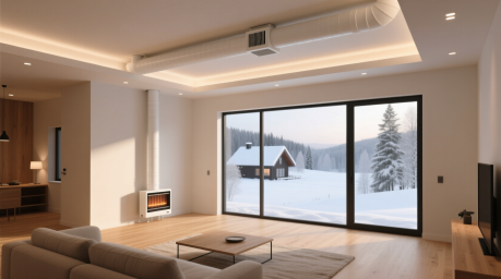 Воздушное отопление частного дома Воздушное отопление частного дома