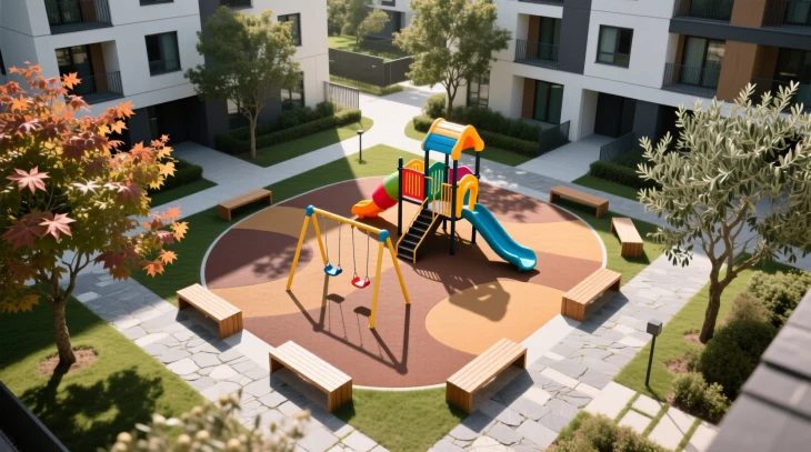 Благоустройство жилого комплекса: комфорт, функциональность и эстетика двора Благоустройство жилого комплекса: комфорт, функциональность и эстетика двора