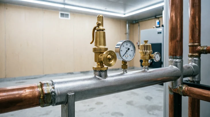 Группа безопасности для котлов. Обязательный минимум арматуры и типовые ошибки монтажа