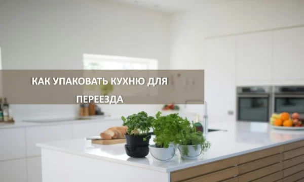 Как подготовить и упаковать кухню для переезда?
