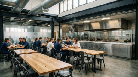 Как организовать питание сотрудников на производстве: от проектирования до ежедневной работы