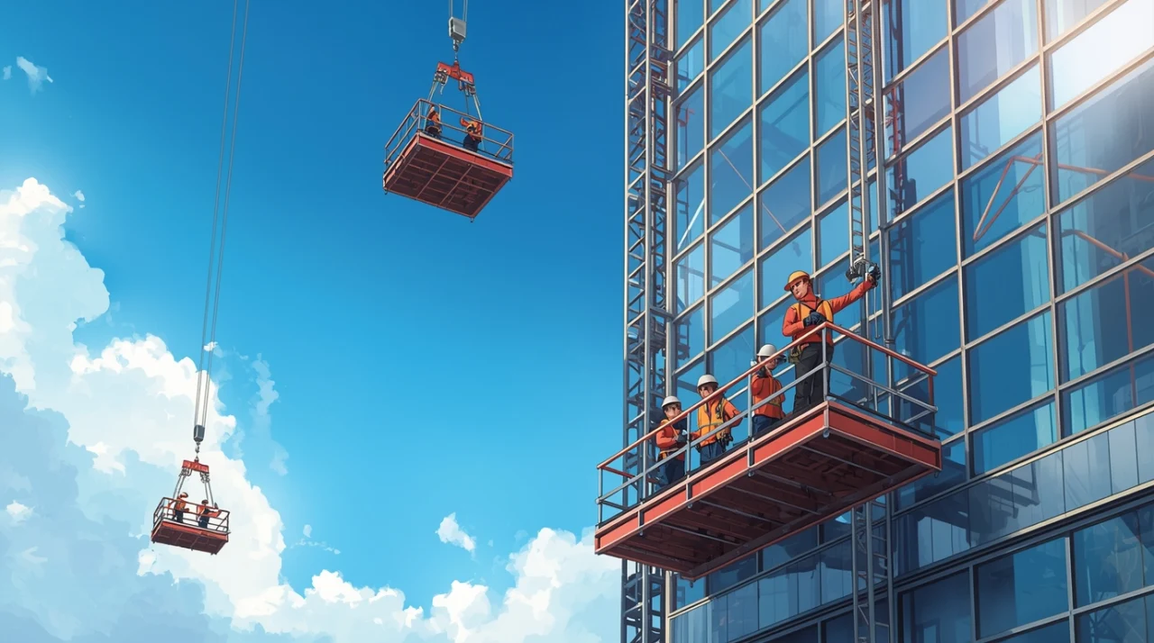 Строительные подъемники и люльки: оборудование для высотных работ