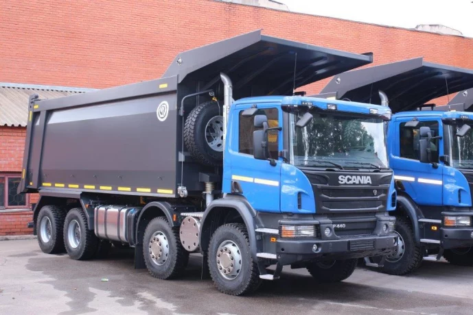 Scania предоставила самосвалы для государственного проекта