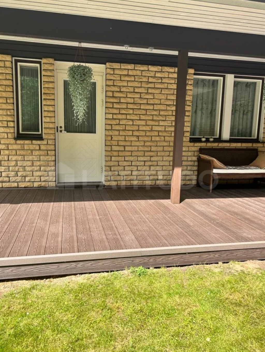 терраса из дпк к дому