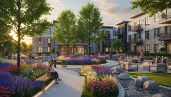 Ландшафтный дизайн и благоустройство территорий жилых комплексов: гид 2026