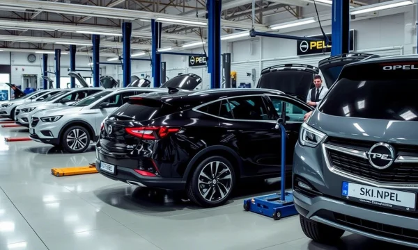 Строительные решения для профессионального автосервиса Opel