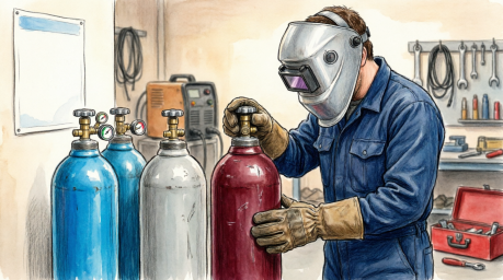 Газовый баллон для сварочных работ: выбор, подключение и безопасная эксплуатация