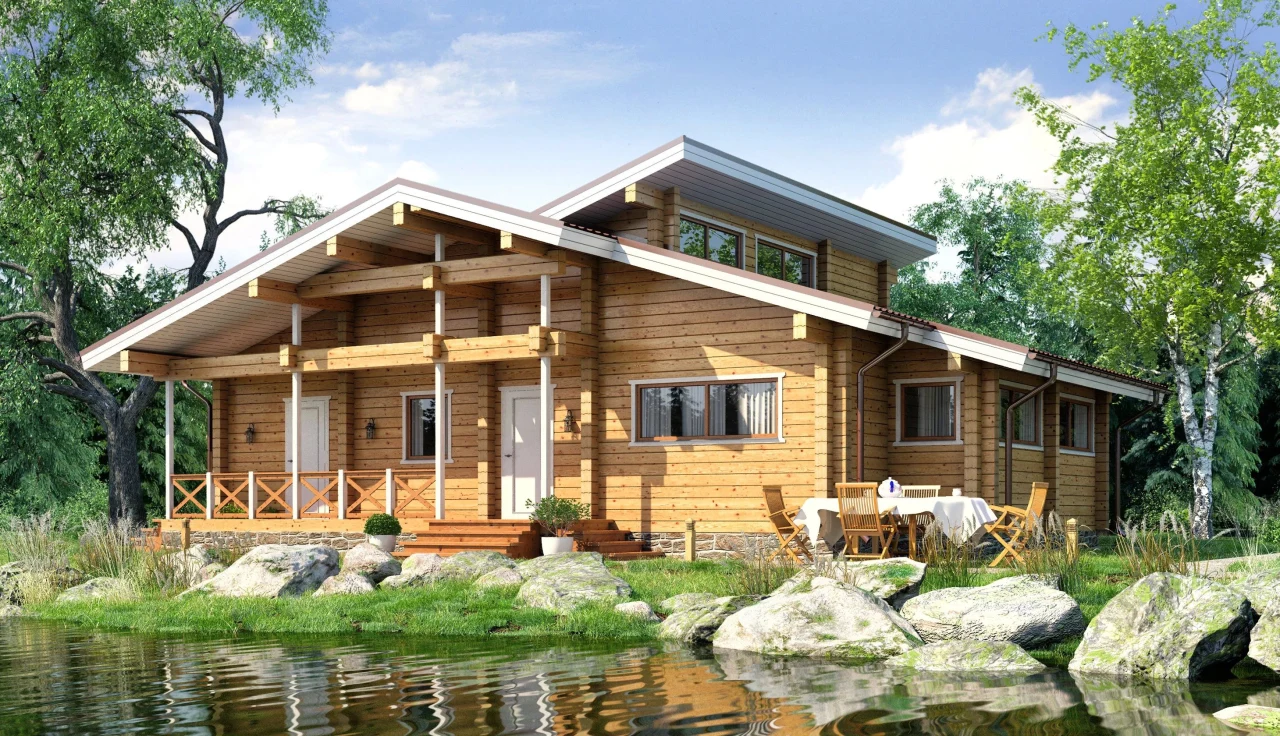 Почему дома из клееного бруса выбирают даже в условиях переменчивого климата