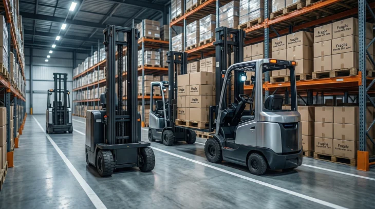 Самоходный штабелер с литий-ионным или свинцово-кислотным аккумулятором: какой выбрать под задачи склада