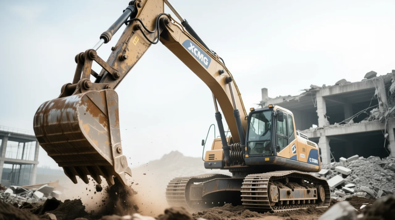 Гусеничный экскаватор: надёжность и мощь на сложных участках