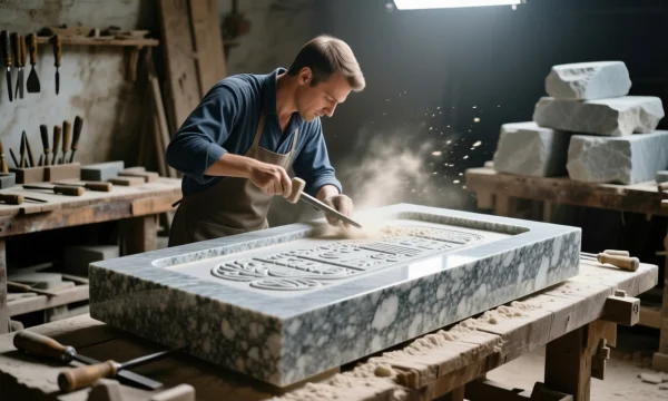 Изготовление памятников из гранита: описание производственного процесса