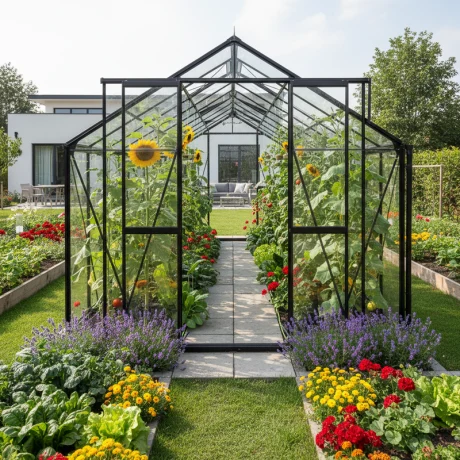 Сравнение теплицы для огорода из профильной трубы и других типов конструкций