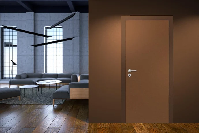 На каком этапе ставят скрытые двери