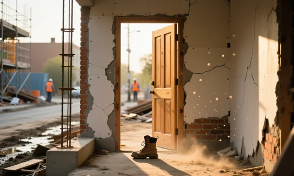 На каком этапе строительства дома устанавливают входную дверь