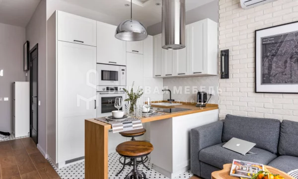 Оптимизация пространства в квартире с помощью угловой кухни